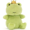Jellycat Crowning Croaker Green Frog