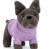 Jellycat Sweater French Bulldog Purple