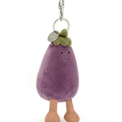 Jellycat Vivacious Aubergine Bag Charm