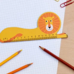 Lion Wooden Ruler