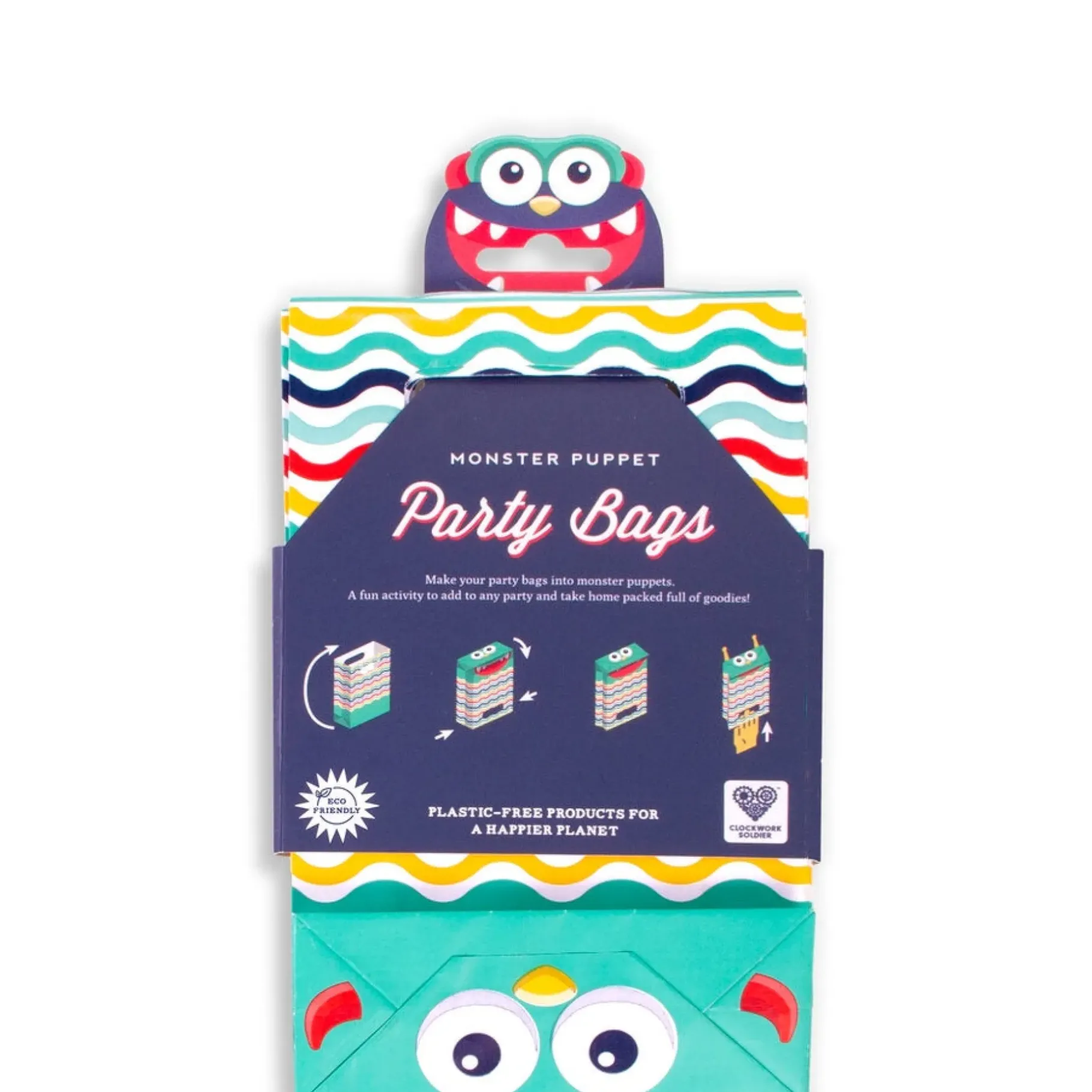 Monster Puppet Party Bags Pack Of 8